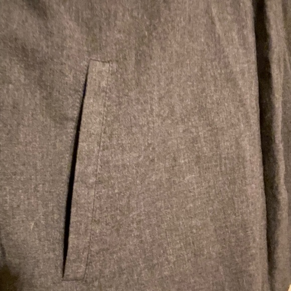 GAP light gray lined zipped hooded jacket - Picture 4 of 6